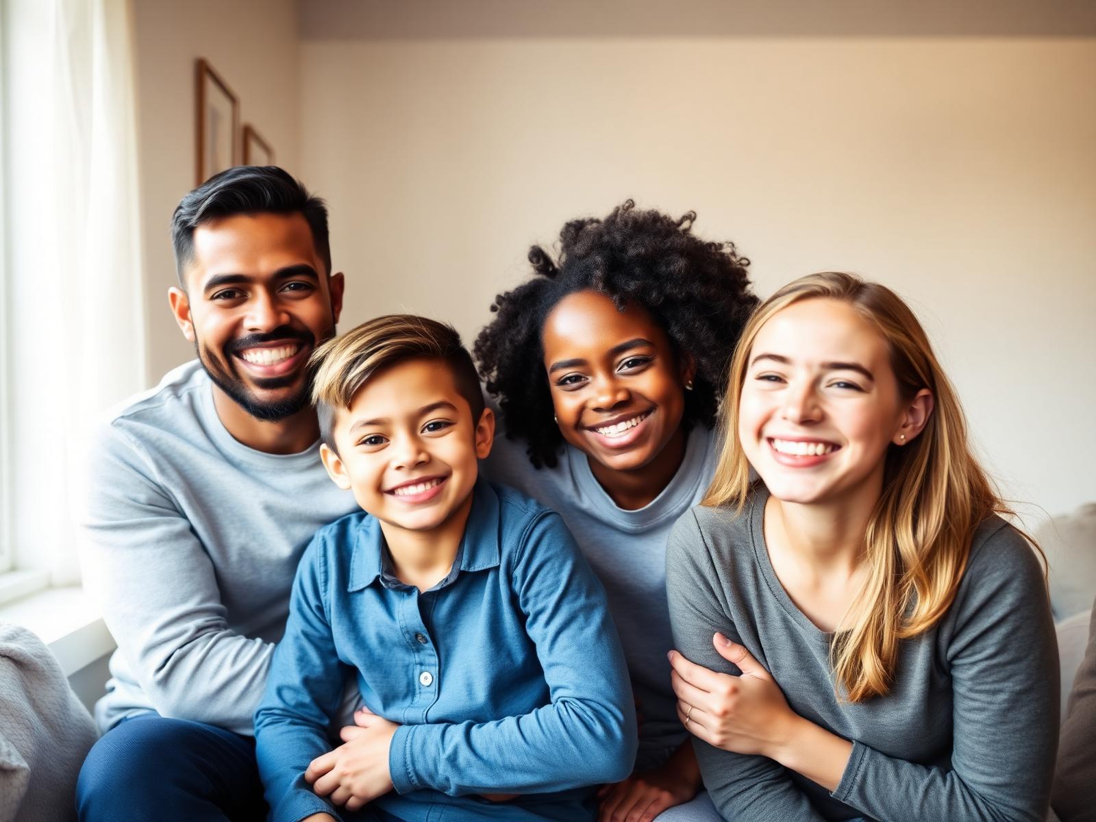 Family protected by Bella Insurance